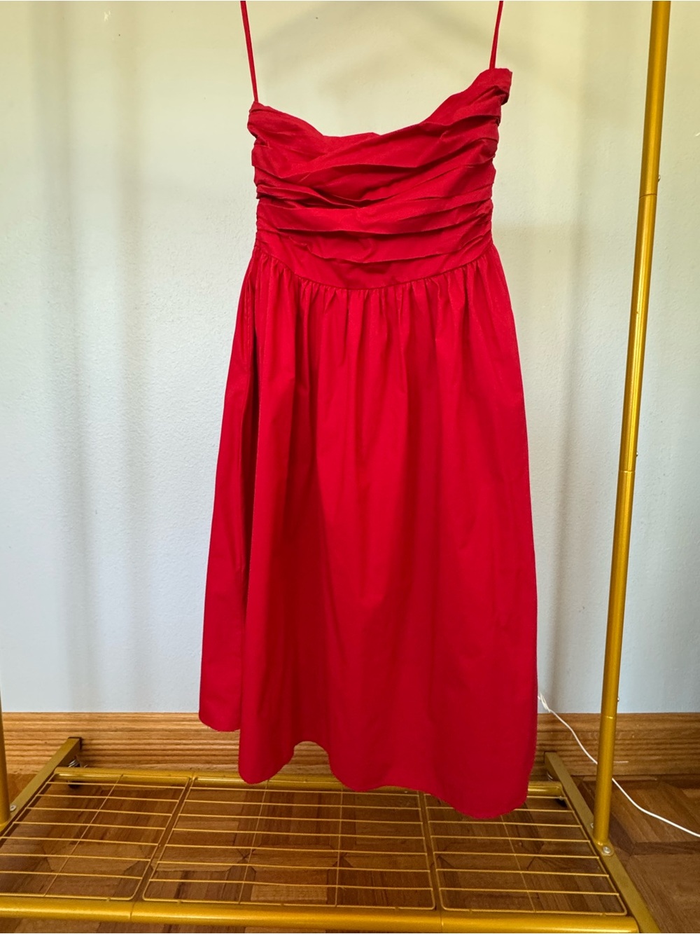Nobody’s Child Strapless Red Felicity Midi Dress - Picture 10 of 12